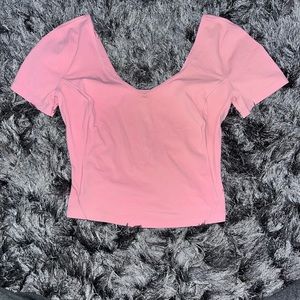 Pink  Lululemon Align Top